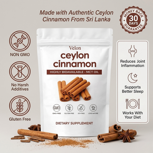 Ceylon Cinnamon 7200mg Equivalent with MCT Oil