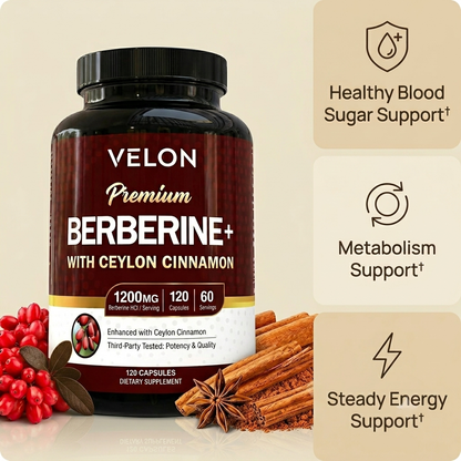 Velon Berberine + Ceylon Cinnamon